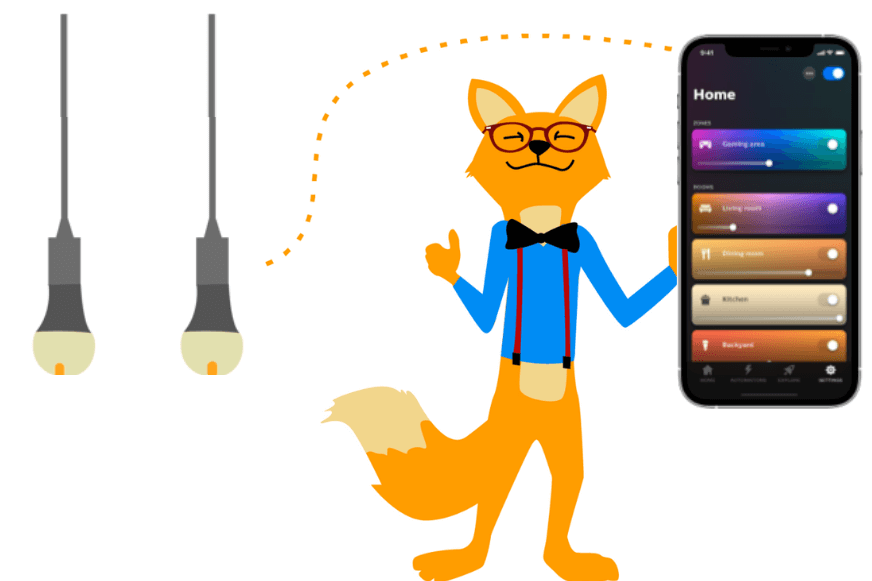 application lampe connectee